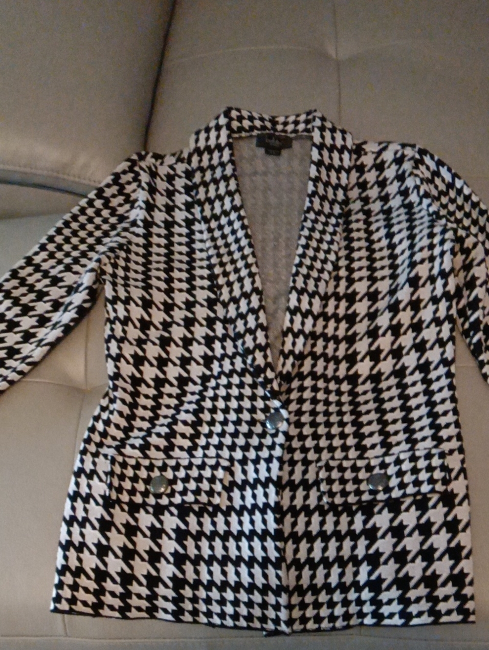 Houndstooth Blazer